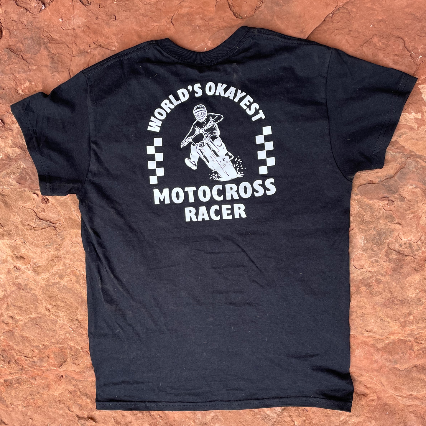 World's Okayest Motocross Racer T-shirt
